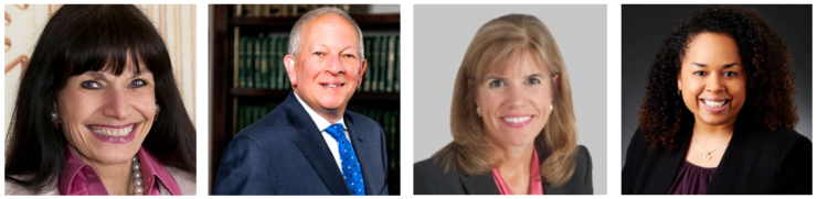 Rochelle Fedullo, The Honorable A. Michael Snyder, Lauren McKenna, and Tianna Kalogerakis